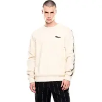 EA7 per uomo. 7M001478_AF12660 Felpa Logo Series Interlock beige (XXL), Casual, Cotone, Manica lunga