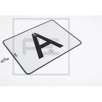 PETERS ENNEPETAL Segnale di avvertimento 000.261-00A 1,2 mm 400 mm 300 mm 1,08 kg
