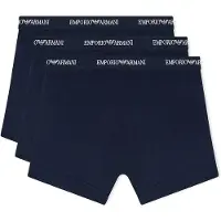 Emporio Armani per uomo. EM000261_AF14132 Set di 3 boxer da giorno, blu navy (XXL), Homewear, Cotone