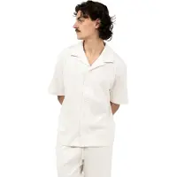 Calvin Klein Ss Hd Cotton Waffle Polo Tofu Taglia: M | Camicie Casual Outlet | Uomo
