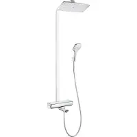 Hansgrohe Showerpipe Raindance Select Chrom mit KB Raindance E Air 1jet 360mm Wanne