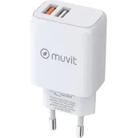 Muvit For Change Caricabatterie Da Parete Usb 3.4a
