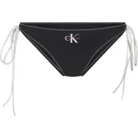 Calvin Klein Underwear Slip bikini 'CK Monogram' nero / bianco