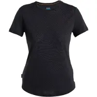 Icebreaker Women's Merino 125 Cool-Lite Sphere III S/S Tee Maglia merino Donna (M, nero)