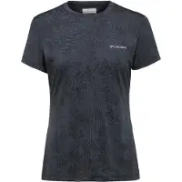 Columbia Women's Bluebird Canyon II S/S Crew Maglia funzionale Donna (L, nero)