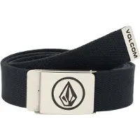 Volcom Circle Web Belt Cinture Uomo (One size, nero)