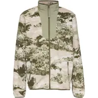 Columbia Sequoia Grove Printed Full Zip Giacca in pile Uomo (XL, beige)
