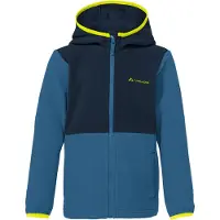 Vaude Kid's Pulex Hooded Jacket II Giacca in pile Bambini (110/116, blu)