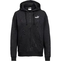 Puma Giacca di felpa sportiva 'Ess No. 1' nero / offwhite
