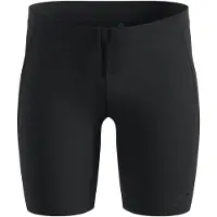 Odlo Essential Tights Short Leggings da running Uomo (XL, nero)