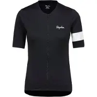 Rapha Women's Core Jersey Maglietta da ciclismo Donna (M, nero)