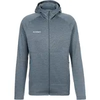 Mammut Crag ML Hooded Jacket Giacca in pile Uomo (L, grigio)