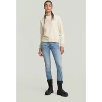 G-Star Midge Saddle Mid Straight Jeans Lt Indigo Aged Taglia: W24L30 | Jeans straight fit Outlet | Donna | Blu