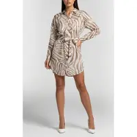 Guess Marciano By Rosie Ls Shirt Dress Safari Dream Print Taglia: 38 | Abiti in T-Shirt Outlet | Donna