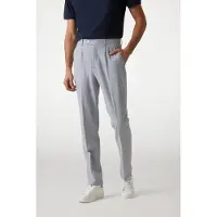 Guess Marciano By Max Pleated Reg Chin White/blue Stripes Taglia: 50 | Blazers Outlet | Uomo | Bianco