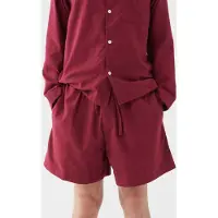 Tekla Unisex Flannel, Pyjamas Shorts Beyond Red Taglia: S | Pantaloncini Outlet | Unisex | Rosso