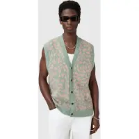 AllSaints Serge Tank Mineral Green Taglia: XS | Cardigan Outlet | Uomo | Verde