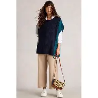 White Stuff Ava Knitted Poncho Navy Multi Taglia: XL | Poncho Outlet | Uomo | Blu