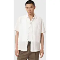 AllSaints Walton Ss Shirt Off White Taglia: XXL | Camicie Casual Outlet | Uomo | Bianco