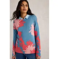 White Stuff Olive Floral Jumper Blue Print Taglia: 8 | Maglioni a maglia Outlet | Donna | Blu
