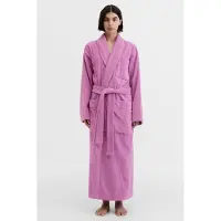 Tekla Unisex Classic Bathrobe Magenta Taglia: XXL | Accappatoi Outlet | Unisex | Rosa