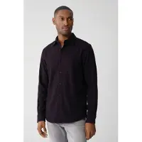 Shoeby Ma-sbprinted Logo Shirt Winered Taglia: S | Camicie Casual Outlet | Uomo | Rosso