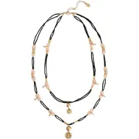 White Stuff Flora Charm Bead Necklace Black Multi Taglia: OS | Collane Outlet | Donna | Nero