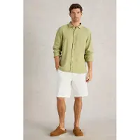 White Stuff Sutton Organic Chino Short Brilliant White Taglia: W38 REGULAR | Pantaloncini Outlet | Uomo | Bianco
