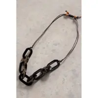 White Stuff Ivy Chain Necklace Black Multi Taglia: OS | Collane Outlet | Donna | Nero