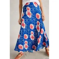 White Stuff Hope Bias Cut Maxi Skirt Blue Print Taglia: 10 REGULAR | Maxi gonne Outlet | Donna | Blu