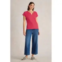 White Stuff Nelly Notch Neck Tee Bright Pink Taglia: 18 REGULAR | Maglie Sportivi Outlet | Donna | Rosa