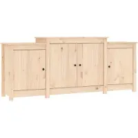 Syfax Credenza 164x37x68 cm in Legno Massello di Pino