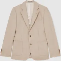 Reiss Sb Notch Flannel Blazer Oatmeal Brown Taglia: 42 | Blazers Outlet | Uomo | Marrone