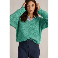 White Stuff Tammy Textured V Neck Bright Green Taglia: 16 | Maglioni a maglia Outlet | Donna | Verde