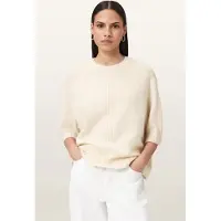 AllSaints Nix Tee Chalk White Taglia: L | Maglioni a maglia Outlet | Donna | Bianco