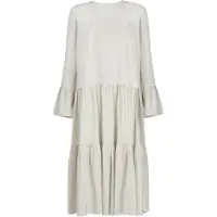 AllSaints Lori Stripe Dress Chalk White Taglia: 10 | Abiti in T-Shirt Outlet | Donna | Bianco