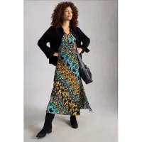 White Stuff Hope Bias Cut Dress Navy Multi Taglia: 16 REGULAR | Maxi abiti Outlet | Donna | Blu