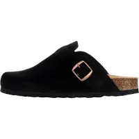 The Divine Factory Zoccoletto 'Boreal-Lederpantoletten' nero