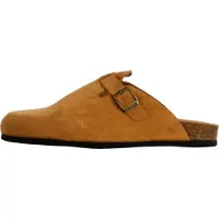 Natural world Zoccoletto 'Flache Pantoletten aus Leder' beige
