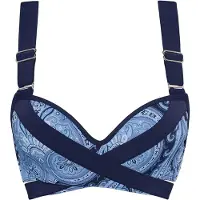 Marlies Dekkers Cache Coeur Paisley Print Push Up Bikini Top Taglia: 70D | Bikini Outlet | Donna