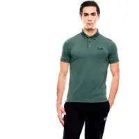 Emporio Armani per uomo. 8NPF14_PJVQZ Polo Core Identity Slim verde (L), Casual, Cotone, Manica corta