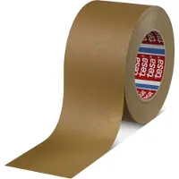 TESA 4341 Nastro di mascheratura resistente alle alte temperature per lavori di verniciatura, 50 m x 75 mm, marrone