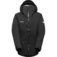 Mammut - Giacca da freeride - Haldigrat HS Hooded Jacket Men Black per Uomo in Pelle - Taglia S - Nero