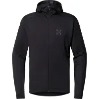 Haglöfs L.I.M Mid Multi II Hood Giacca in pile Uomo (XL, nero)