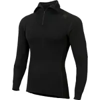 Aclima Warmwool Polo Pullover in lana merino Uomo (XXL, nero)