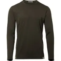 Aclima Lightwool 180 Crewneck Maglia merino Uomo (XL, nero/olivia)
