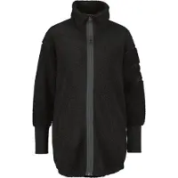 Didriksons Women's Sally Full-Zip 2 Giacca in pile Donna (36, nero)