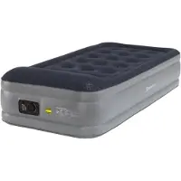 Outwell Superior Single mit eingebauter Pumpe Letto gonfiabile (195 x 90 x 45 cm, grigio)