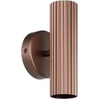 Coppens Applique Portillo, bronzo, altezza 20 cm, 2 luci. Metallo, GU10