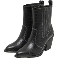 Buffalo Stivale da cowboy nero